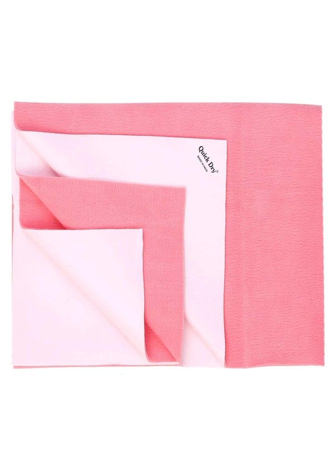 Quick Dry Baby Bed Protector (Medium, Salmon Rose) - Image 4