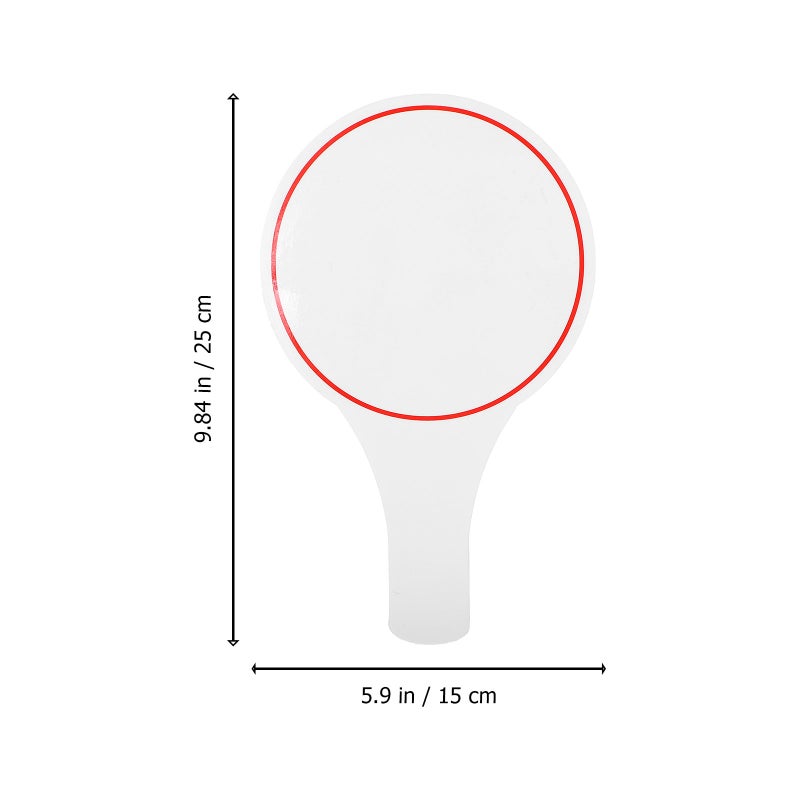 Erasable Handheld Whiteboard for Scoring and Voting, Durable with Comfort Grip - Image 2