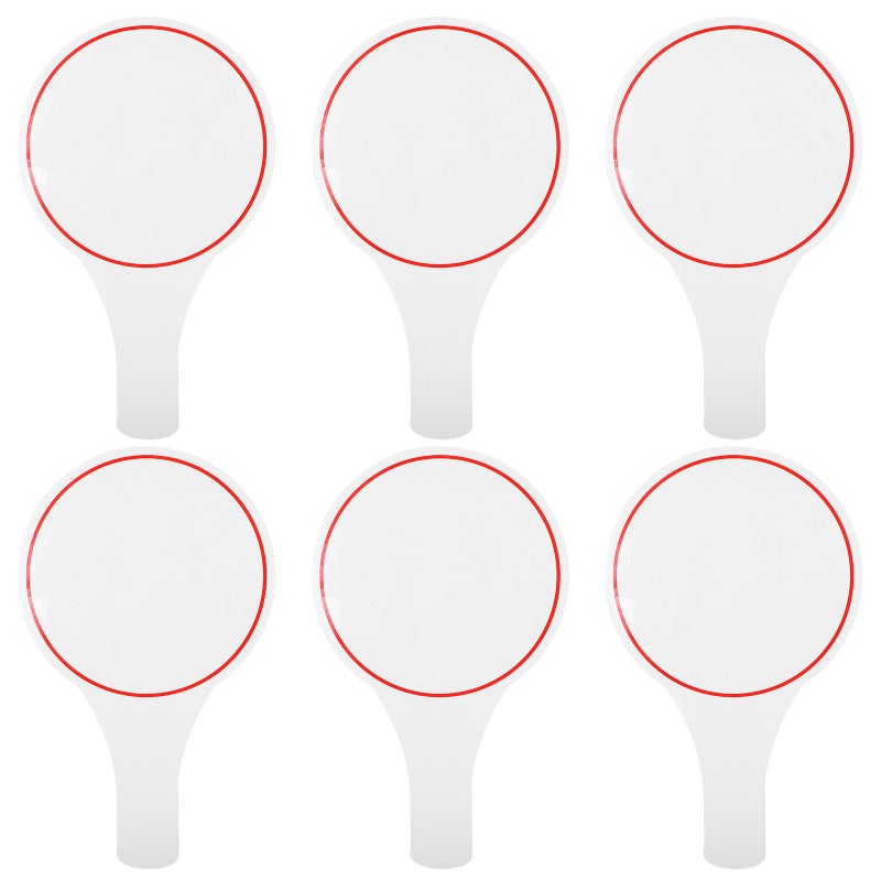Erasable Handheld Whiteboard for Scoring and Voting, Durable with Comfort Grip - Image 1