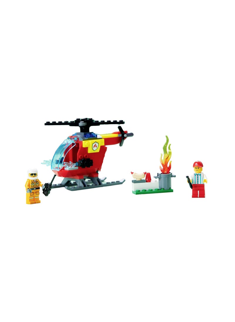 LEGO LEGO - City Fire Brigade Helicopter 53 Pieces - 60318  - Image 3
