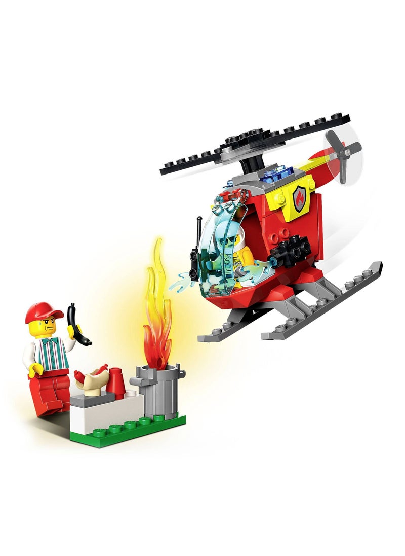 LEGO LEGO - City Fire Brigade Helicopter 53 Pieces - 60318  - Image 5