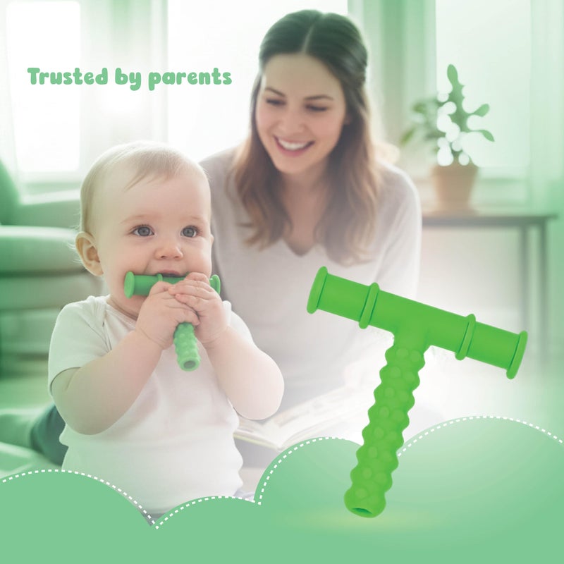 Chewy Tubes أنبوب مضغ أخضر (مُعَقد) من تشوي تيوب - Image 2