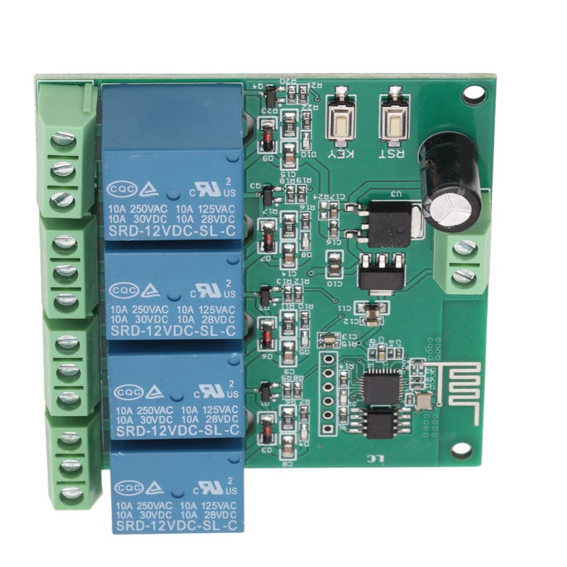 songle 4 Channel Relay Module: ESP8266 Chip - Wireless Control 100m Transmission Distance, 2 Working Modes, Power Off Memory, Long Service Life for Smart Home Automation - Image 5