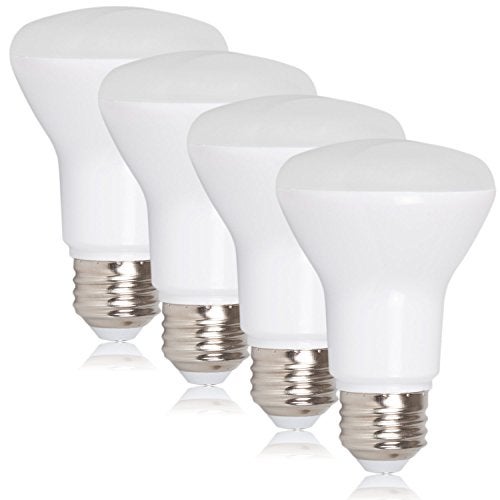 Maxxima LED BR20 Bulbs - 50 Watt Equivalent Dimmable 7 Watt Warm White 3000K R20 Light Bulb 600 Lumens, Featuring an E26 Base, Ideal for Track or Recessed Lighting - 4 Pack - Image 1