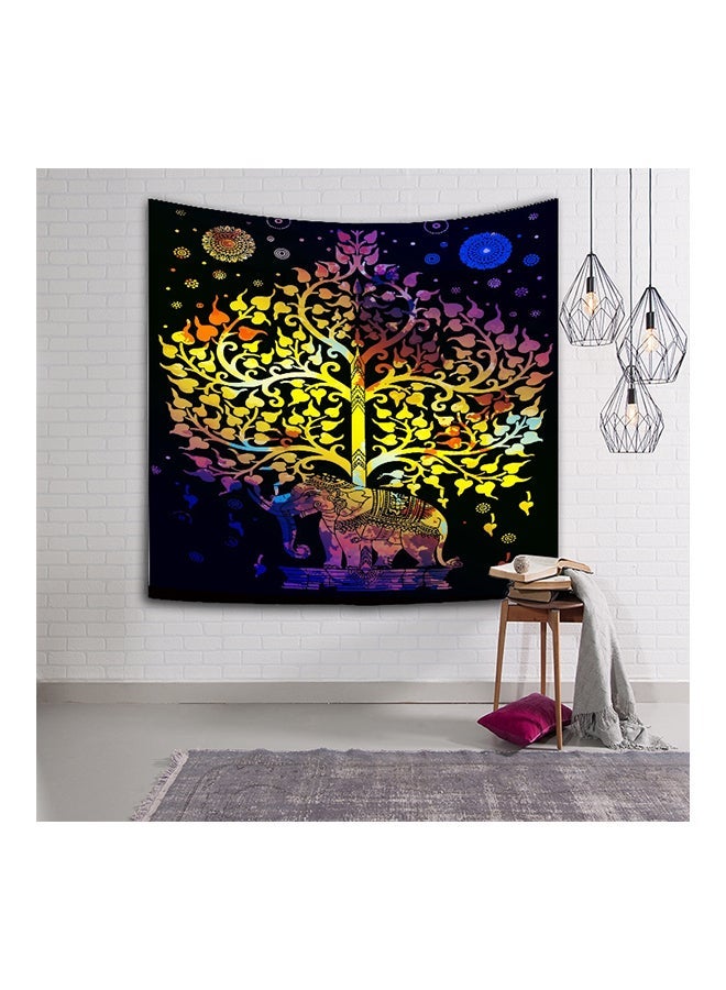 NIBEMINENT Bohemian Style Printing Wall Hanging Tapestry Multicolour 229 x 150cm