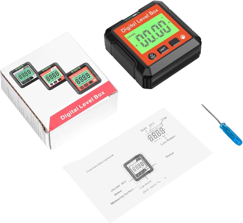 Assorted color options Igital Angles Measurement Tool With 0-90 And 0-180 Degree Ranges Easy To Read Digital Tool & Angles Device For Craftsmen Daily use improved quality - Image 1