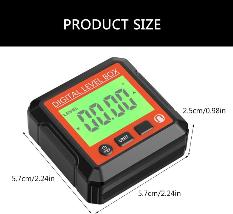 Assorted color options Igital Angles Measurement Tool With 0-90 And 0-180 Degree Ranges Easy To Read Digital Tool & Angles Device For Craftsmen Daily use improved quality - Image 4