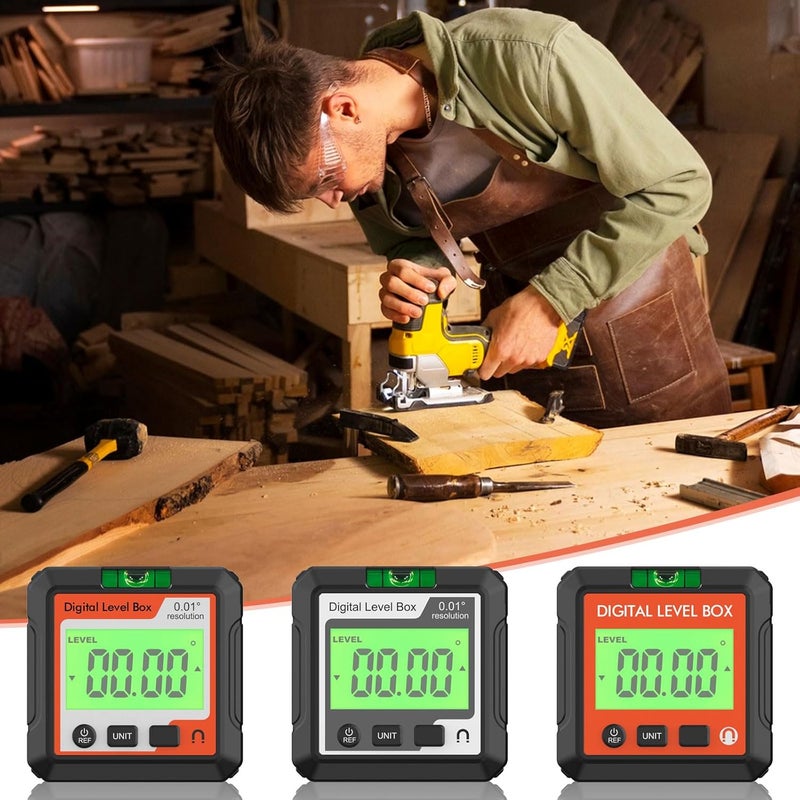 Assorted color options Igital Angles Measurement Tool With 0-90 And 0-180 Degree Ranges Easy To Read Digital Tool & Angles Device For Craftsmen Daily use improved quality - Image 2