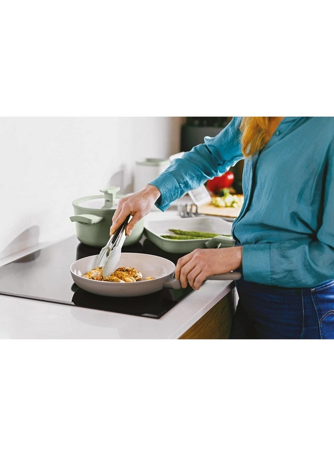 Berghoff Leo Balance Silicone and Stainless Steel Serving Tongs Silver and Green 27 cm 3950566 - Image 2