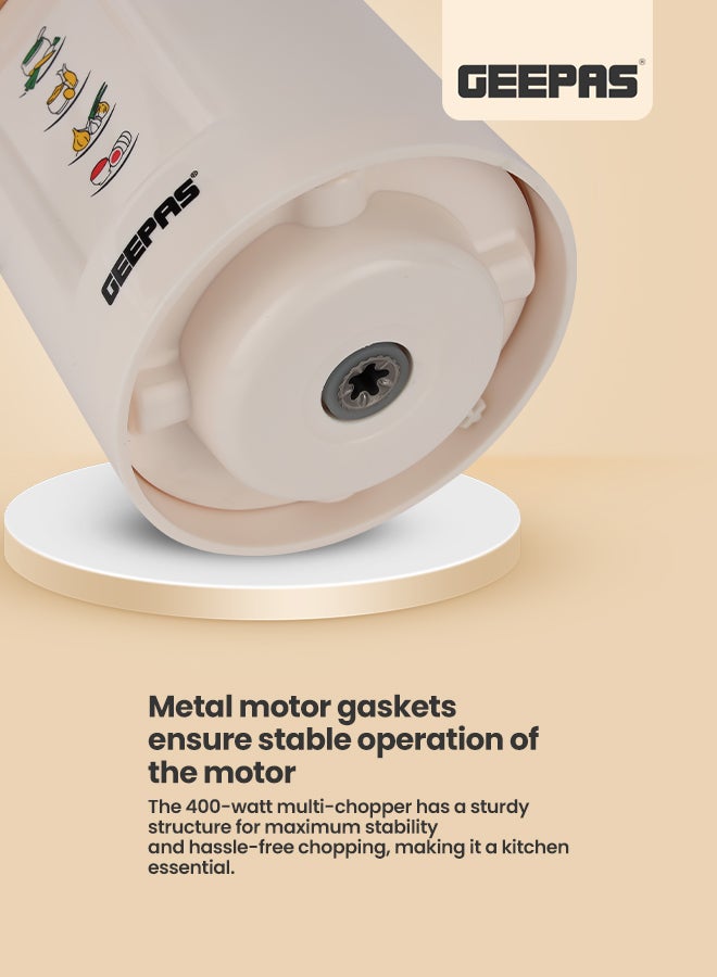 جيباس مفرمة كهربائية متعددة الاستعمالات 400 واط 500 ml 500 W GC5477N أبيض - Image 5