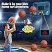 VROGTIK Indoor Basketball Hoop for Kids with Led Lights Mini Basketball Hoop with Remote Control Over The Door Basketball Hoops with Scoreboard Basketball Toys for 412 Year Old Boys Girls - Image 3