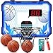 VROGTIK Indoor Basketball Hoop for Kids with Led Lights Mini Basketball Hoop with Remote Control Over The Door Basketball Hoops with Scoreboard Basketball Toys for 412 Year Old Boys Girls - Image 2