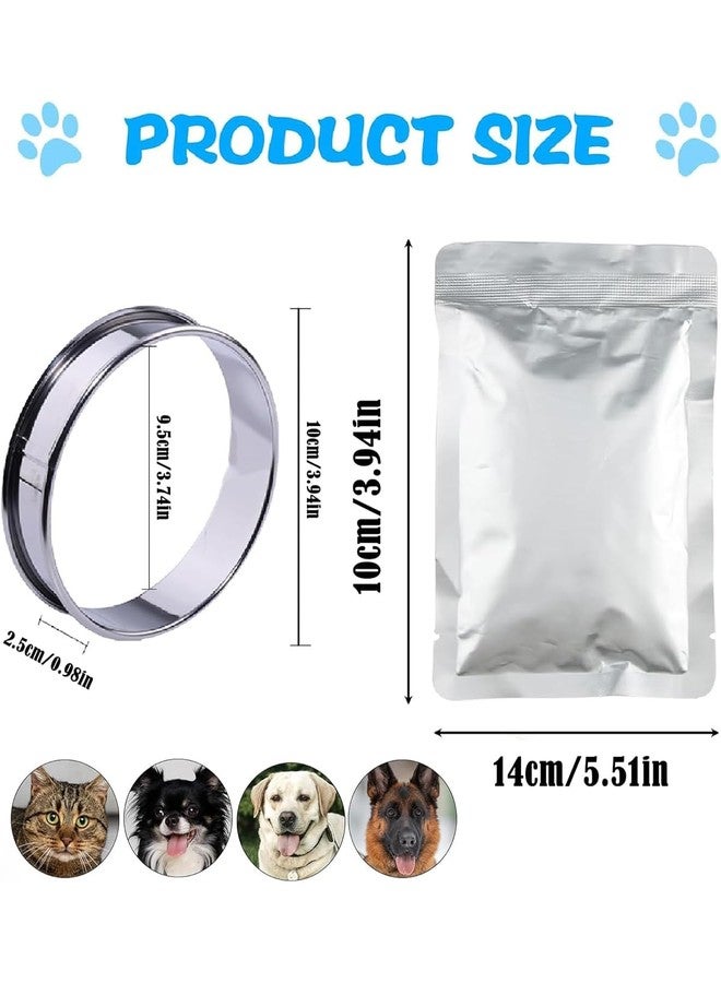 Vihaanta 2PCS Dog Paw Print Kit, Pet Paw Print Impression Kit, Baby, Dog or Cat Clay Pawprint Keepsake, Perfect Memorial Gift for Pet Lovers - Image 2