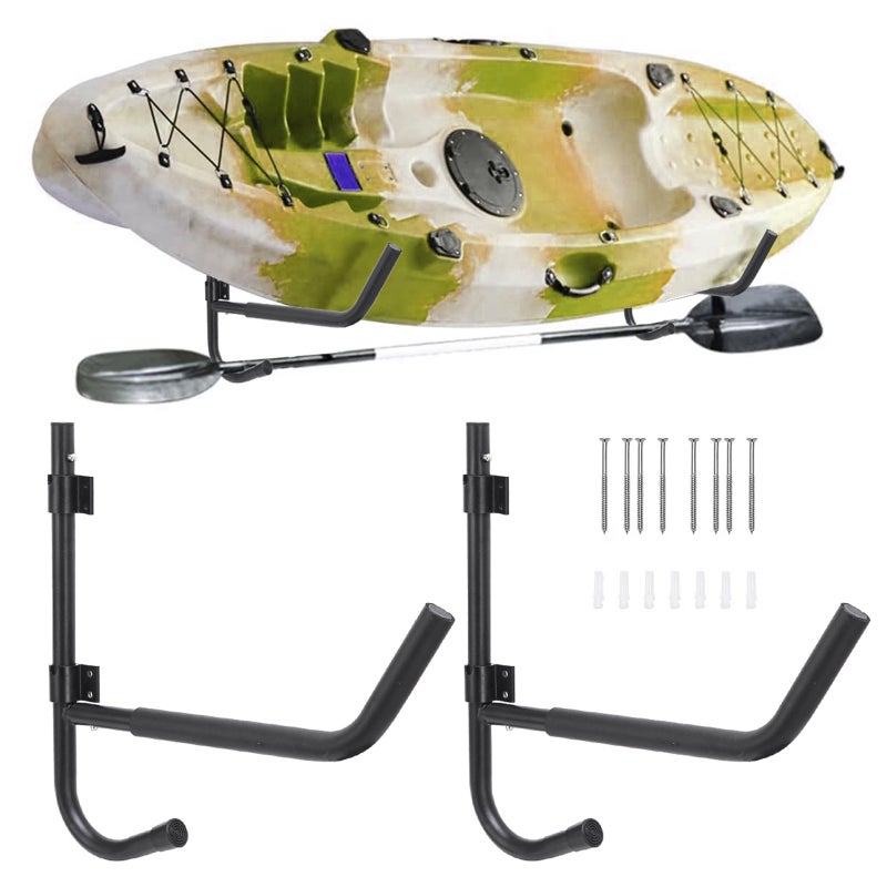 90 Degree Rotation Kayak Storage Rack Kayak Wall Rack for Kayak SUP Canoe Paddle Board - Image 2