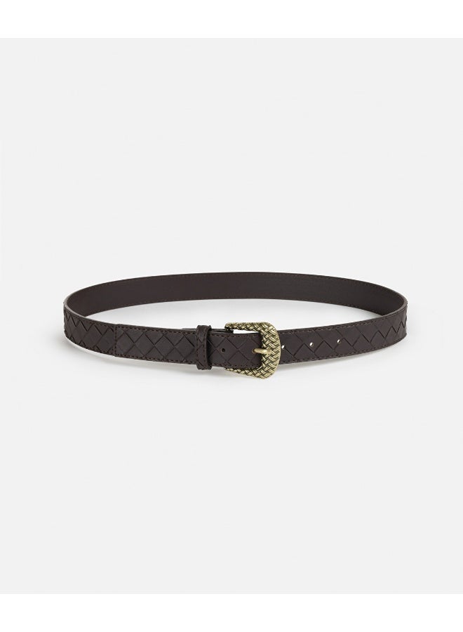 Ipekyol Textured Belt With Buckle - Image 1