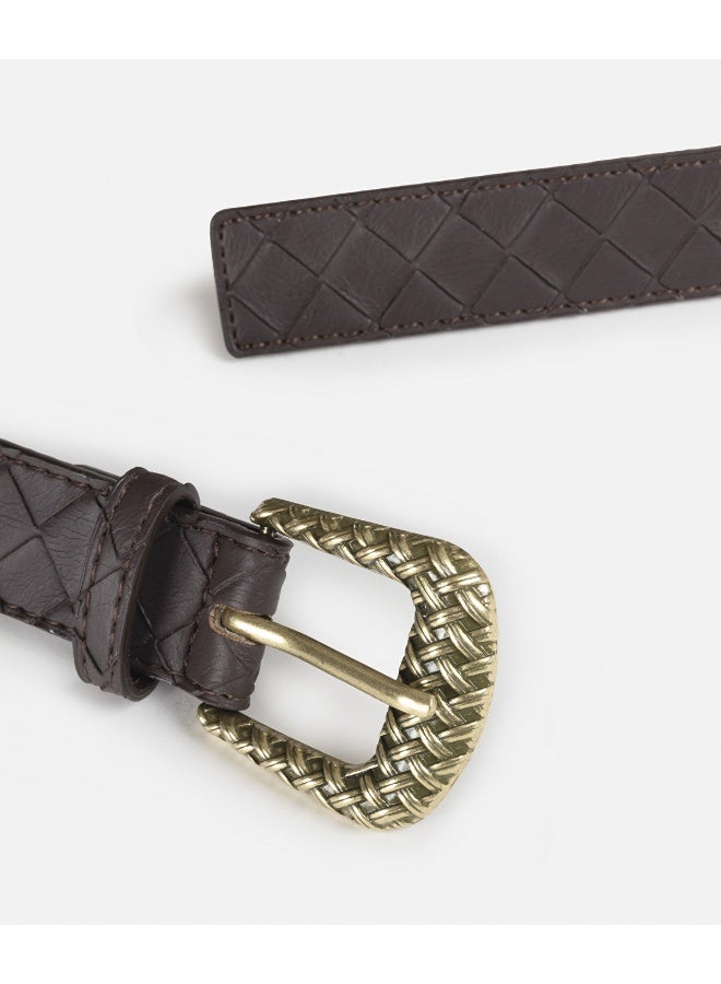 Ipekyol Textured Belt With Buckle - Image 3