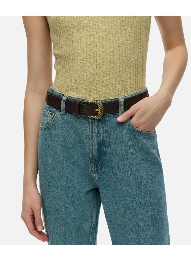 إبيكيول Textured Belt With Buckle