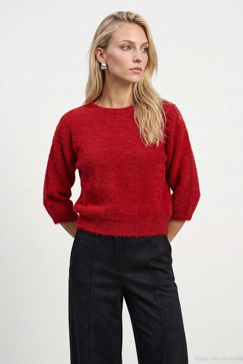DILVIN Women's Wool Blend Sweater