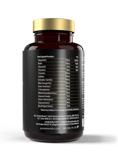 THE PROTEIN WORKS Thermopro Burn Tablets Preworkout Supplement With Caffeine Reduces Tiredness And Fatigue 45 Capsules  - Image 3