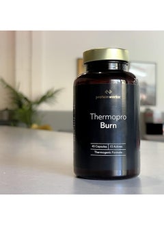 THE PROTEIN WORKS Thermopro Burn Tablets Preworkout Supplement With Caffeine Reduces Tiredness And Fatigue 45 Capsules  - Image 5