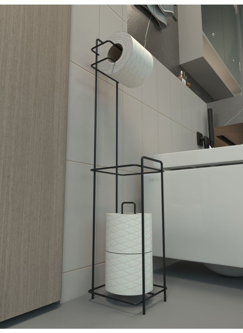 Zabata - Toilet Roll Holder WC Paper Holder Replacement Metal Toilet Paper Stand Holder Hanger - Image 1