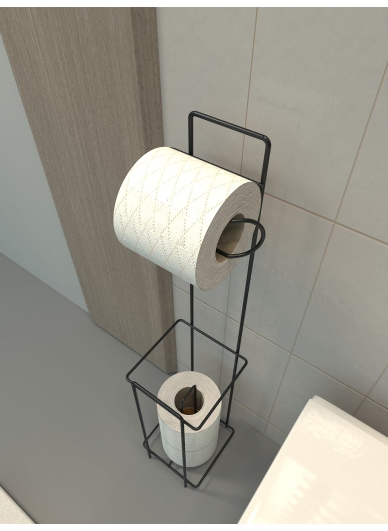 Zabata - Toilet Roll Holder WC Paper Holder Replacement Metal Toilet Paper Stand Holder Hanger - Image 1