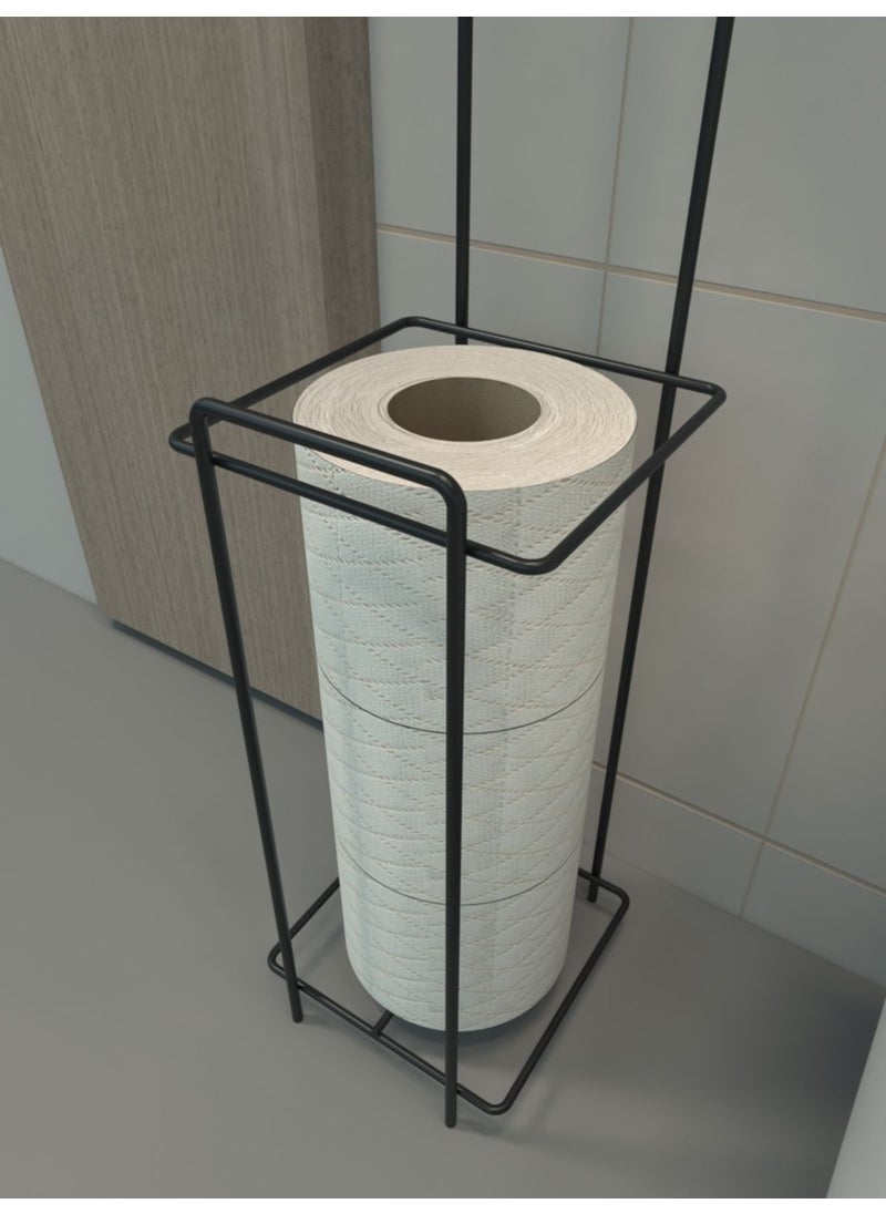 Zabata - Toilet Roll Holder WC Paper Holder Replacement Metal Toilet Paper Stand Holder Hanger - Image 1