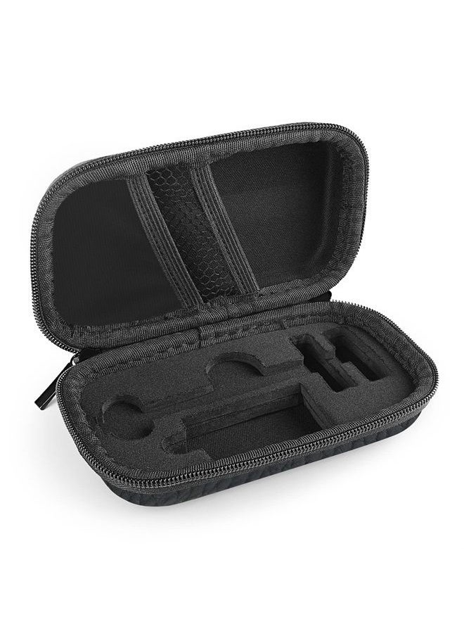 Linkidea - Hard Travel Case Compatible with Vikings, Merkur, Shaving Revolution Double Edge Safety Razor, Storage Box Organizer for Safety Razor & Shaving Attachments (Lychee Vegan Leather) - Image 1