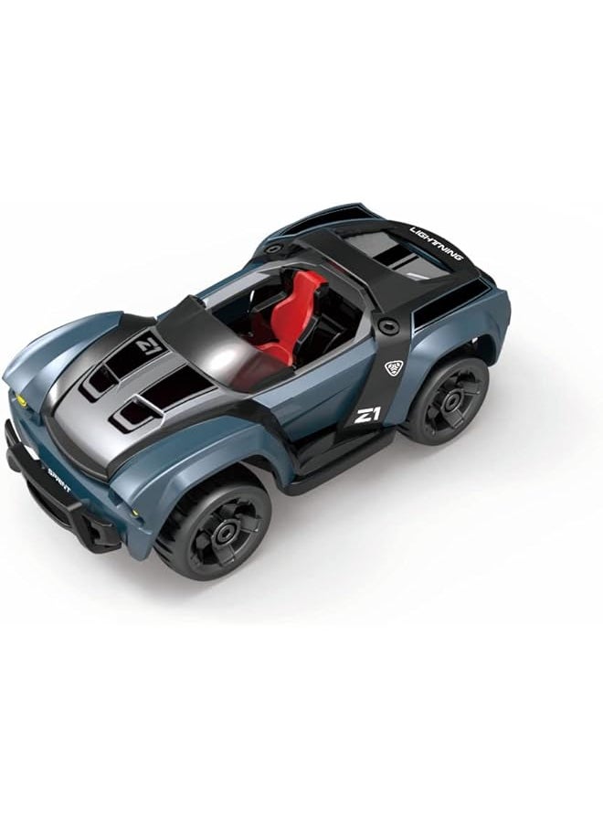 D-Power - Diy Modified Scale 1 32 Race Car Building Toy Kit For Kids 35 Pieces Multicolor - Image 1
