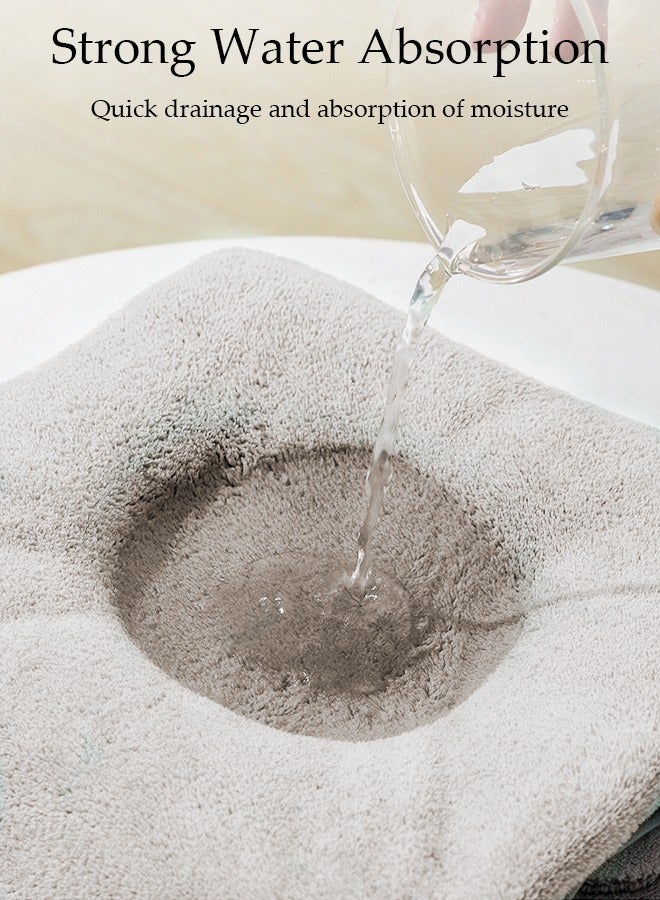 DUNISO Baby Bath Towels Newborn Hooded Baby Towel Ultra Absorbent and Soft Cotton Hooded Washcloth for Baby Toddler Infant Unisex Hooded Baby Bath Towel - Image 4