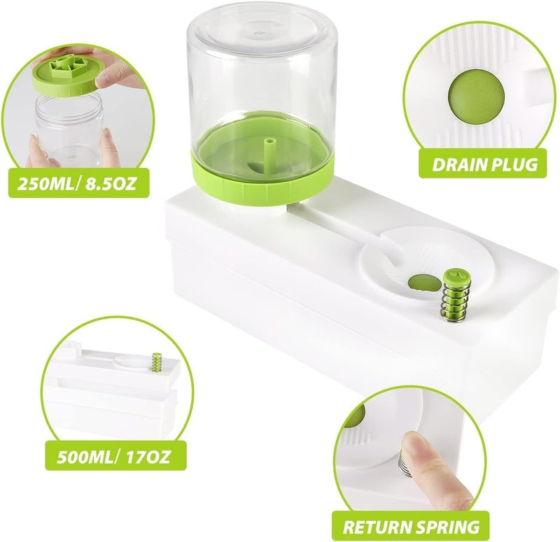 APURK Paint Brush Rinser Multifunctional Paint Brush Cleaner Paint Brush Washing Tool Auto Water Dispensing Cleaner Paint Brush Scrubber Pack of 1Multicolor - Image 5