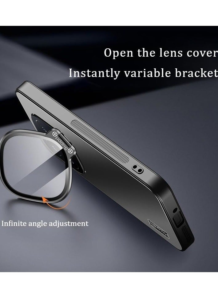 Frosted Case Compatible with Vivo IQOO 13, with Hidden Lens Bracket and Dual Protection for Screen and Lens, Seismic and Anti Fall Cover with Vivo IQOO 13 - Image 2