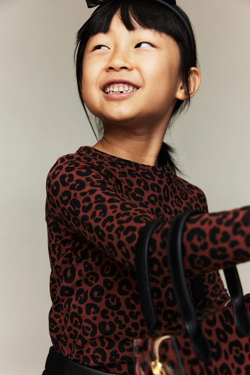 H&M Printed Jersey Top
