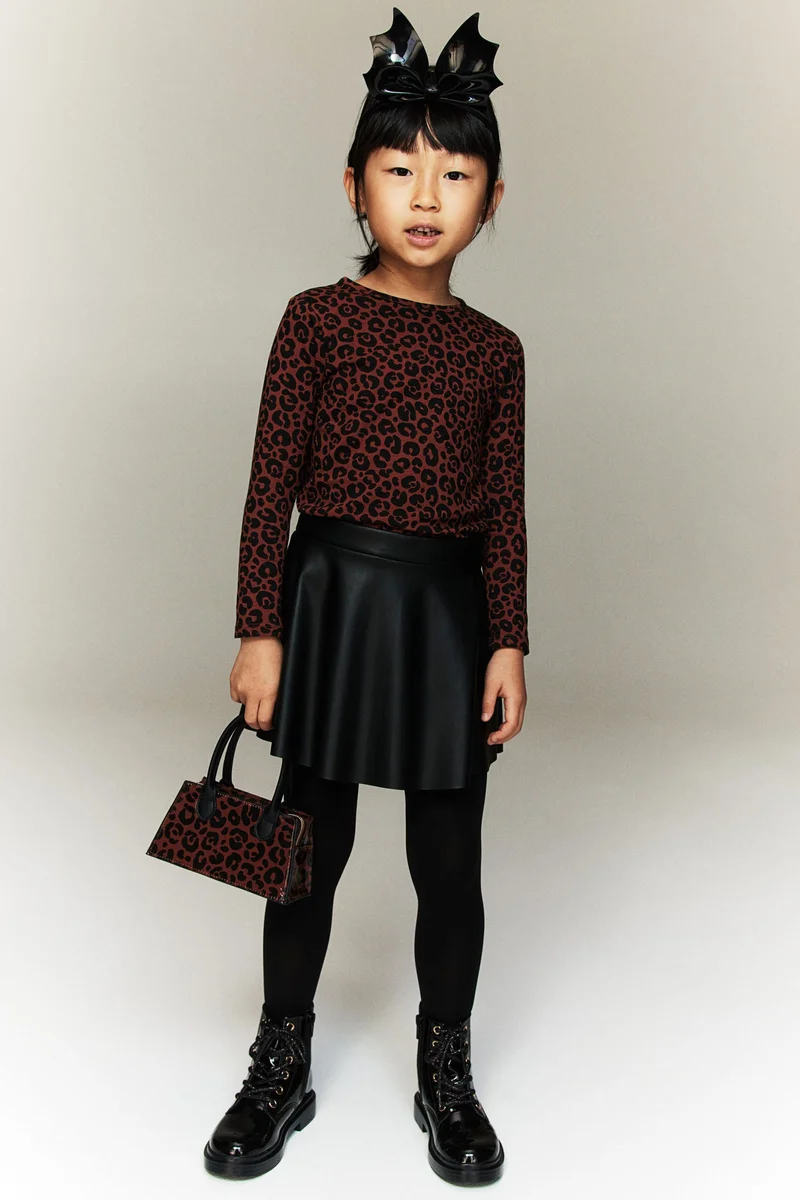 H&M Printed Jersey Top