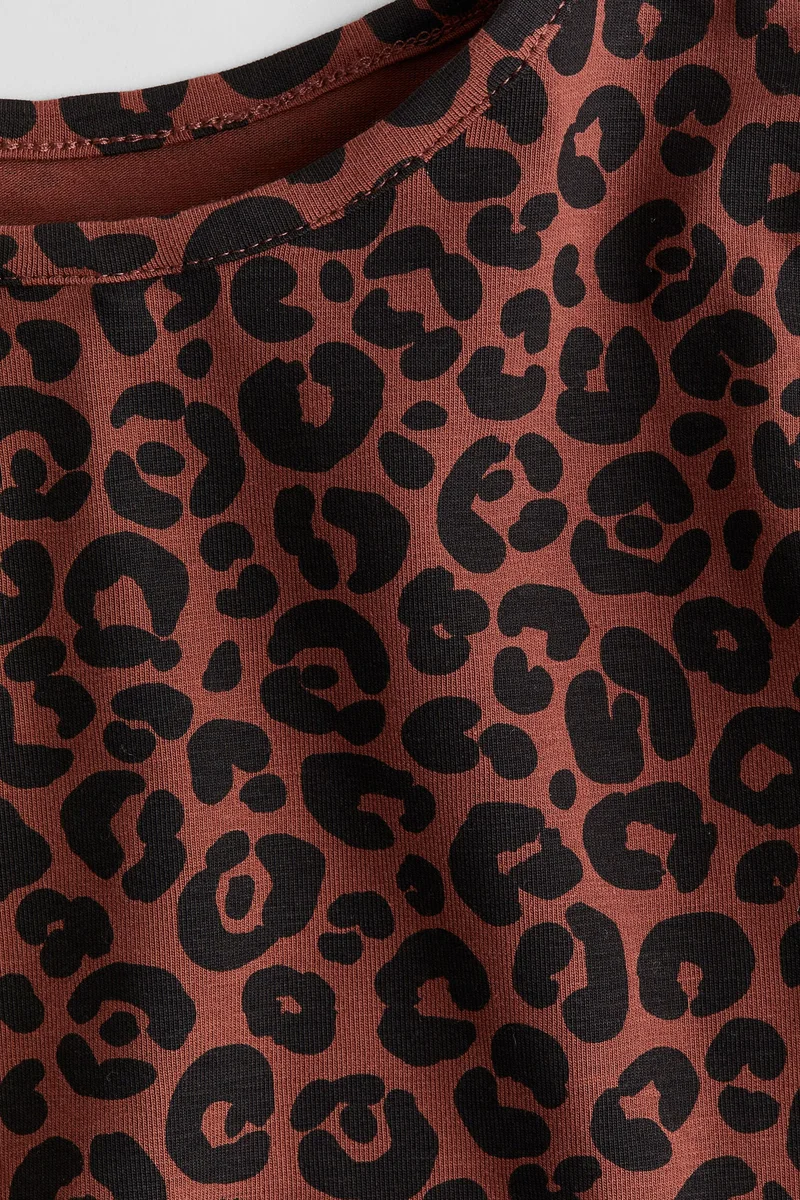 H&M Printed Jersey Top