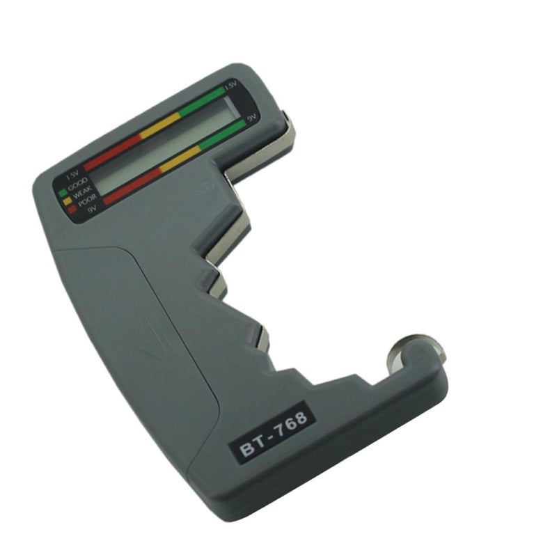 Universal Battery Tester Dial Type for AA AAA 9V Button Cell Grey for Home Electronics - Image 2