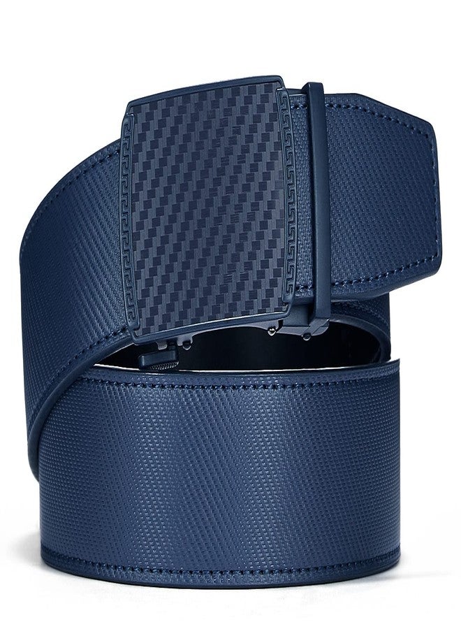 تشاورين حزام رجالي من الجلد من تشاورين - حزام قابل للتعديل، تصميم أنيق (35 مم)، ألياف كربونية / كحلي، مقاس 36-42 بوصة - Image 5