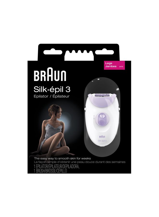 BRAUN Electric Hair Removal White/Purple - Image 2