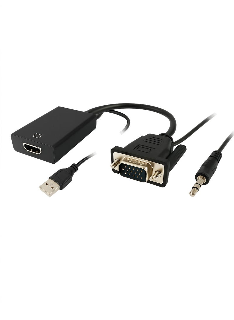 VGA to HDMI Adapter with Audio  - Image 1