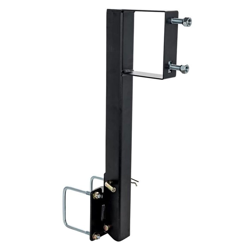 حامل إطار احتياطي EazLift Camco مع تصميم مفصلي لسهولة الوصول إلى تخزين RV يناسب المصدات حتى 4 بوصات ارتفاع و 4 بوصات عرض مصنوع من فولاذ مطلي بالبودرة شديد التحمل 48476