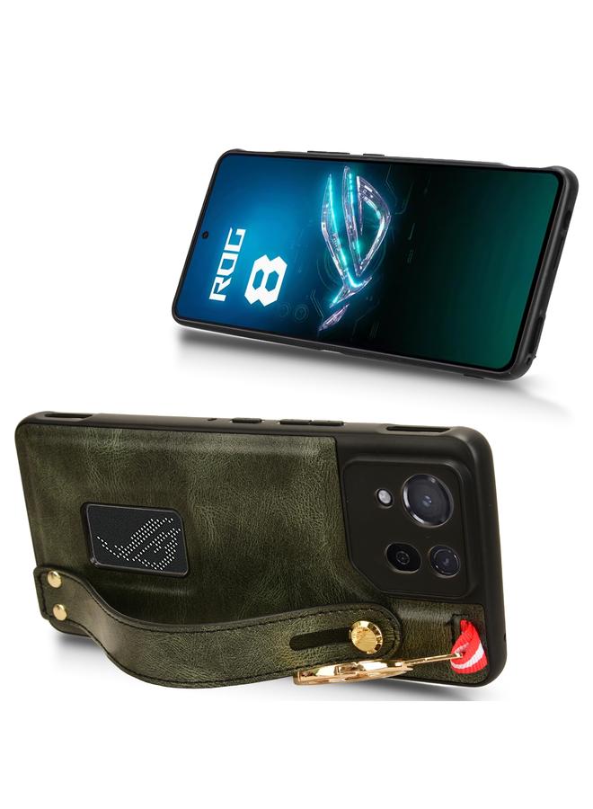 اس-توب جراب معصم لهاتف Asus ROG Phone 8 Pro مع جراب خلفي من الجلد - Image 4