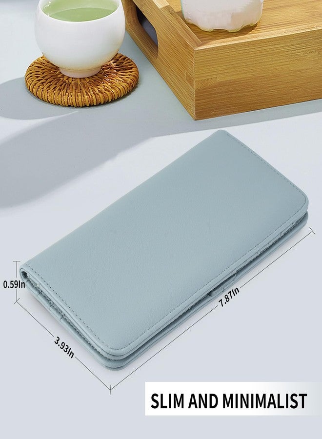 APHISON Wallet Women Ultra Slim Thin Leather Womens Wallet RFID Blocking Credit Card Holder Bifold Clutch Long Ladies Billfold - Image 2