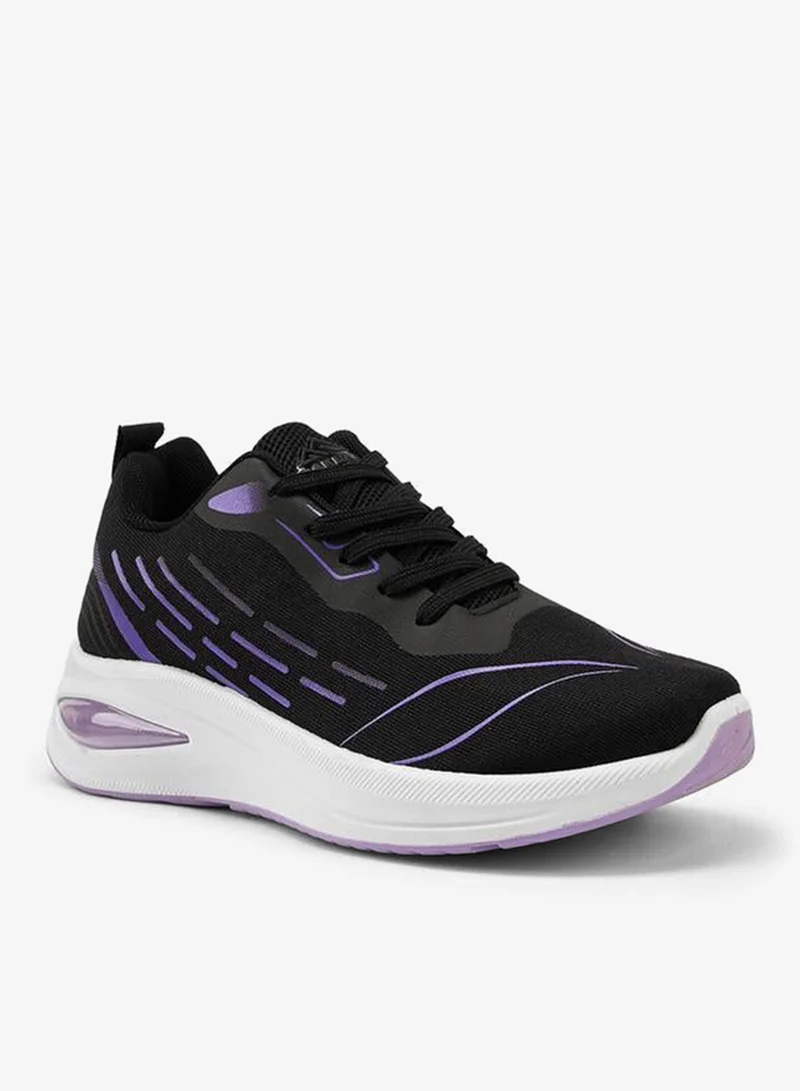 Lace-Up Sports Shoes With Pull Tab