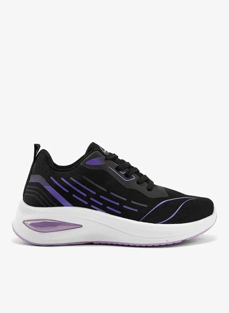 Lace-Up Sports Shoes With Pull Tab