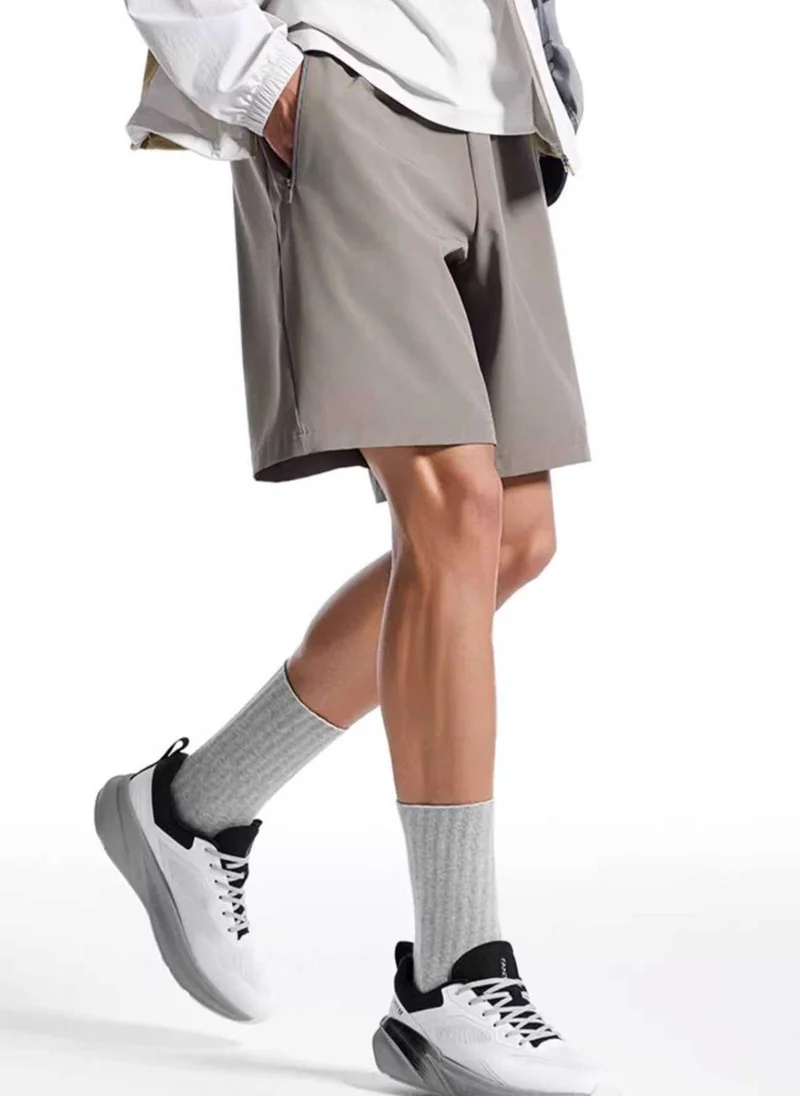 ANTA Regular Fit Workout Training Commute Woven Shorts