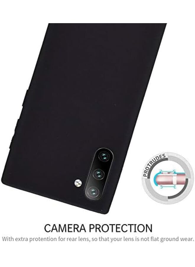 3إي غطاء حماية من البلاستيك المرن من مادة TPU لهاتف سامسونج جالاكسي نوت 10 باللون الأسود - Image 4