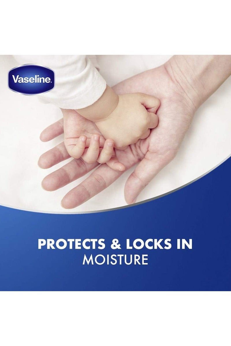 فازلين 100% نقي 450 مل، هلام البترول المهدئ والواقي للعناية ببشرة الطفل، مضاد للحساسية ولطيف على البشرة، - Image 4