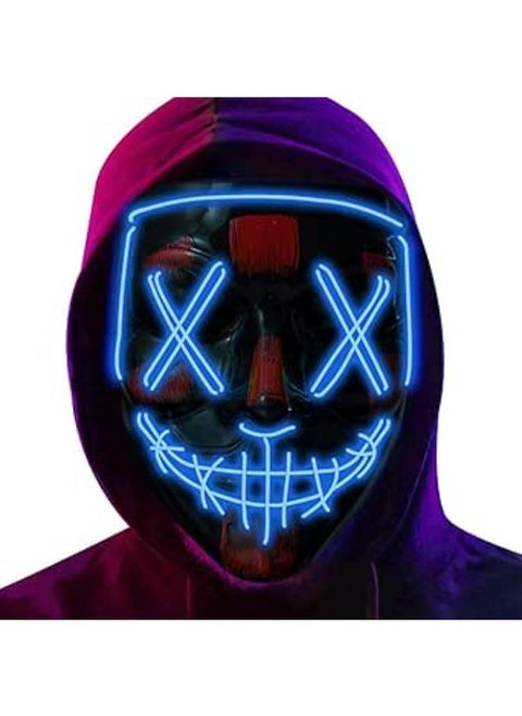 NeoGenius LED Light Up Mask for Halloween, Neon, and Bachelor Party Decoration