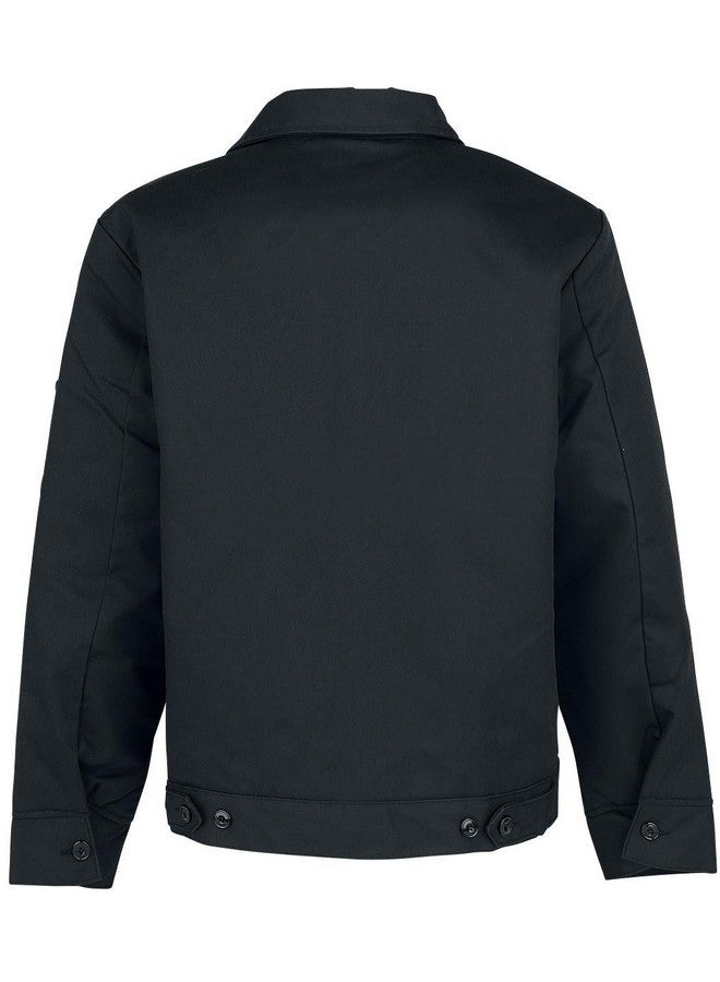 Dickies Dickies Men's Insulated Eisenhower Front-Zip Jacket, Black, X-Large/Regular  - Image 1
