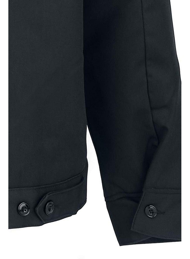 Dickies Dickies Men's Insulated Eisenhower Front-Zip Jacket, Black, X-Large/Regular  - Image 4